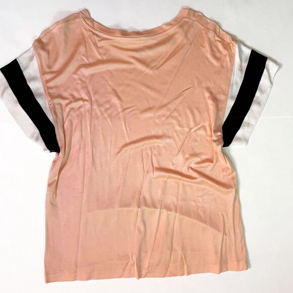 Rag & Bone Penny Crewneck Short-Sleeve Jersey Tee, Size Small - Picture 3 of 6